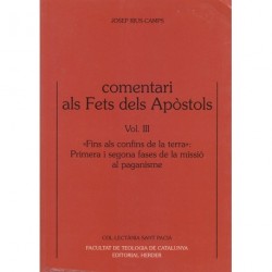 COMENTARI ALS FETS DELS APÒSTOLS, vol.III (Ac 13,1-18,23)